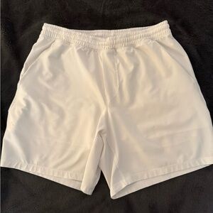 Men's Lululemon White Athletic Shorts